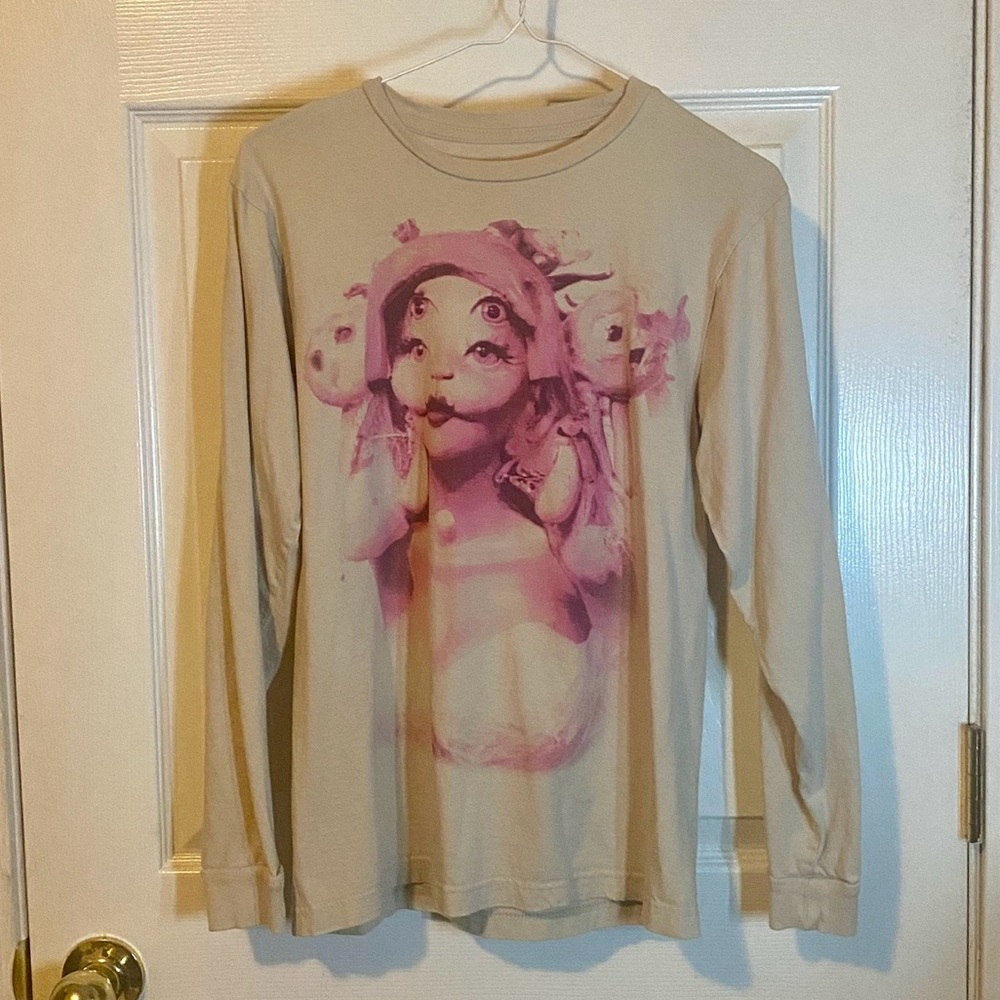 ON HOLD Melanie Martinez Long Sleeve Beige Portals Tour Shirt